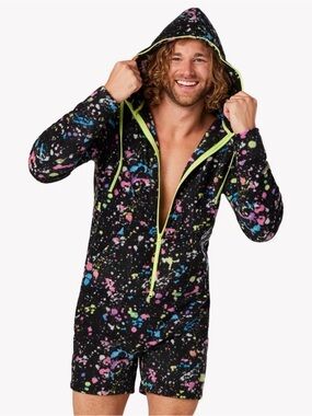Chubbies Chubbsie The Brunch Wrap Supreme Hooded Romper